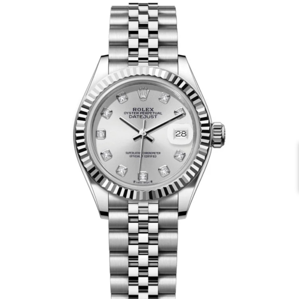 Rolex Lady Datejust oyster perpetual Diamond dial jubilee bracelet white gold